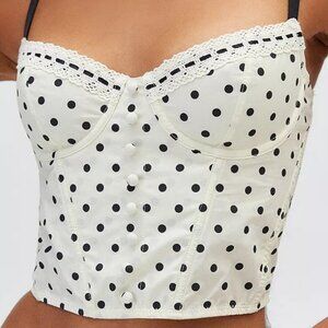 Urban Outfitters polka dot corset